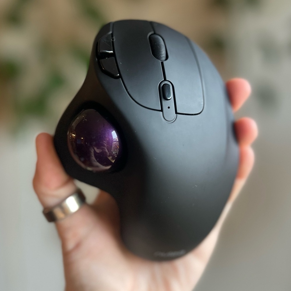 Nulea M501 Wireless Trackball Mouse – Ergonomic Bluetooth/2.4G – With Box